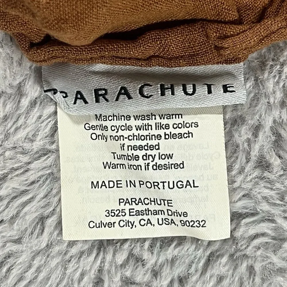 Parachute Terra Burnt Orange Queen Fitted Sheet Two Standard Pillowcovers Shams